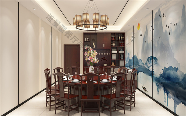 南宁会议室餐厅设计装修效果图—灿源装饰